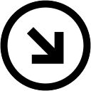 Progressor media interface footnote arrow icon footnote arrow